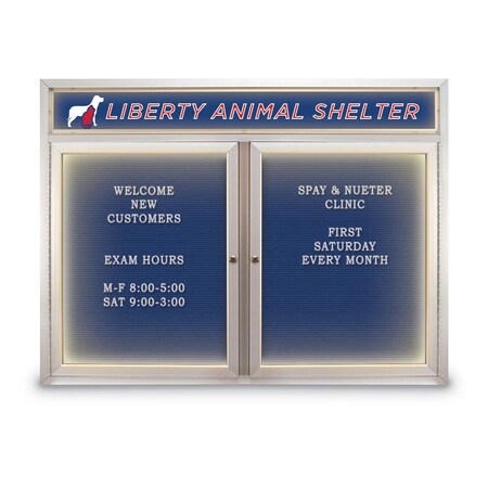 United Visual Products Indoor Enclosed Combo Board, 42"x32", Gold Frame/Black & Burgundy UVCB4232G-BLACK-DBURGU